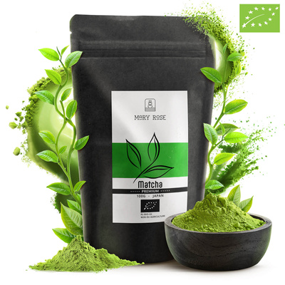 Mary Rose – Japońska Herbata Zielona Matcha (BIO) Premium 100 g