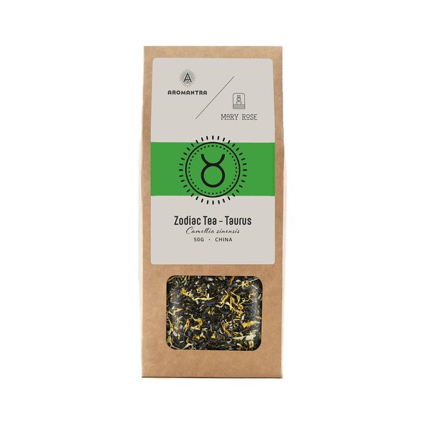 Set for Taurus: zodiac tea + magic gemstone