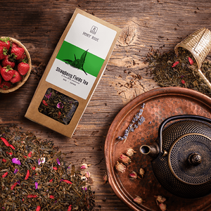 Mary Rose – Grüner Tee „Strawberry Fields“ – 50 g