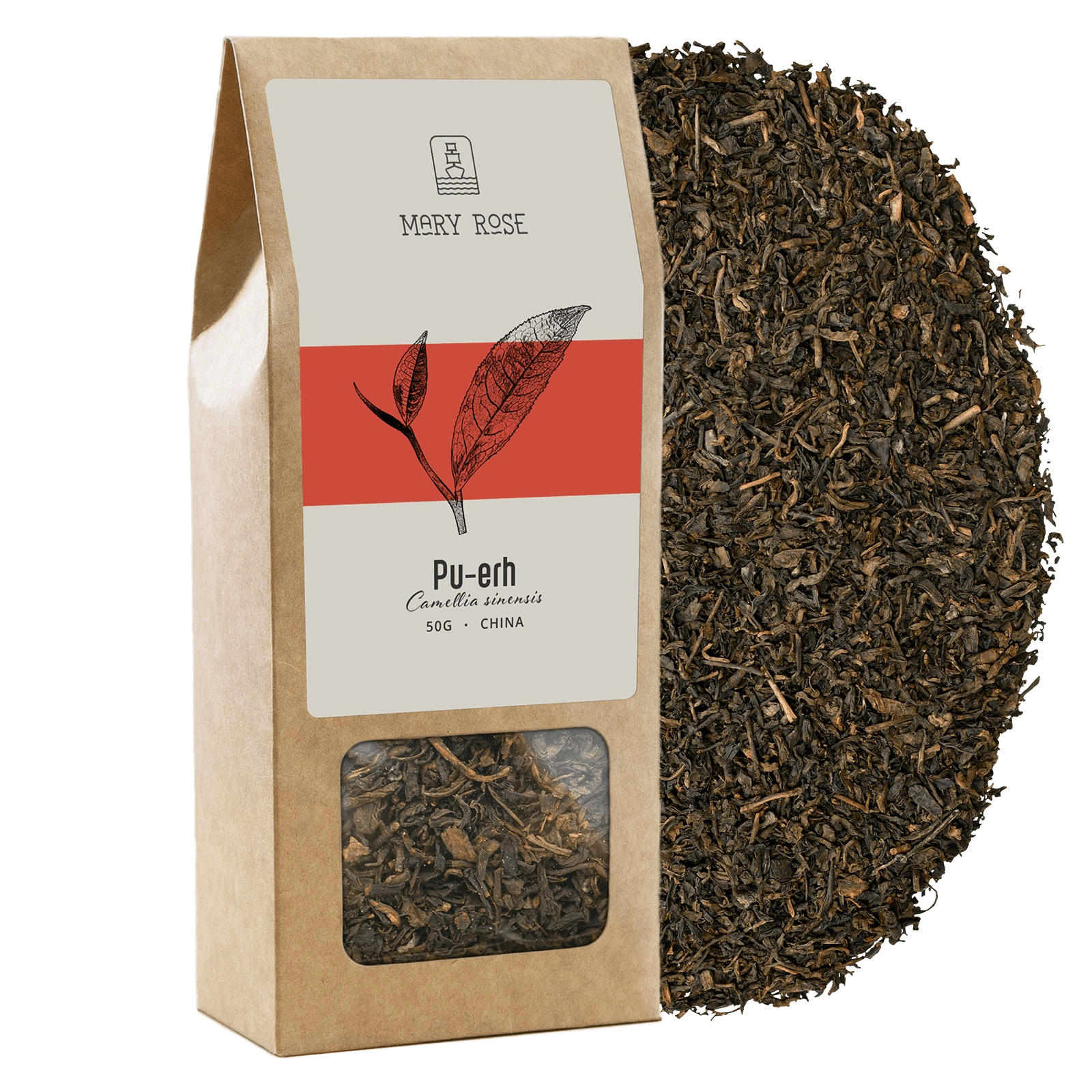 Szczegóły herbaty Mary Rose Pu-erh
