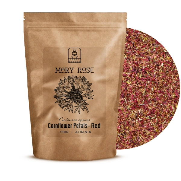 Mary Rose – Rote Kornblume 100 g – Kornblumenblüten (Blütenblätter)