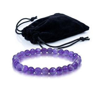 Bracelet with amethyst