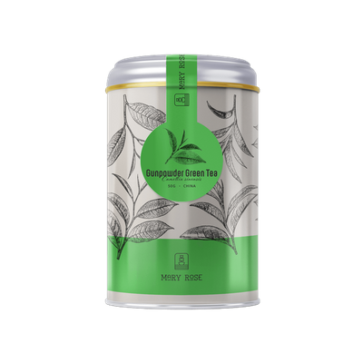 Mary Rose – Grüner Gunpowder-Tee in der Dose – 50 g