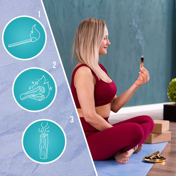 Zestaw prezentowy: Palo Santo 50g + biała szałwia