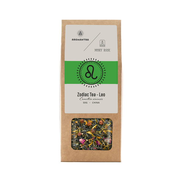 Aromantra x Mary Rose – Zodiac Tea – Leo (green tea) 50g
