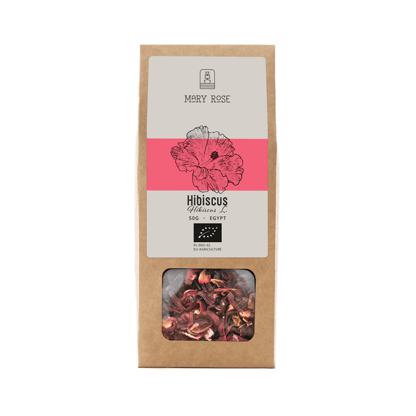 Mary Rose - Hibiskus ökologischer (Blütenblätter) 50 g