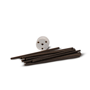 Bambusfreie Räucherstäbchen „Bambooless Song of India – Happiness“ (mit Halter)