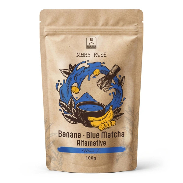 Mary Rose – Blue Matcha Alternative – Banane (Pulver) 100 g