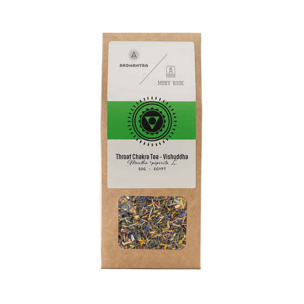 Aromantra x Mary Rose – Tee für das Hals-Chakra (Vishuddha) (Kräutertee) 50 g