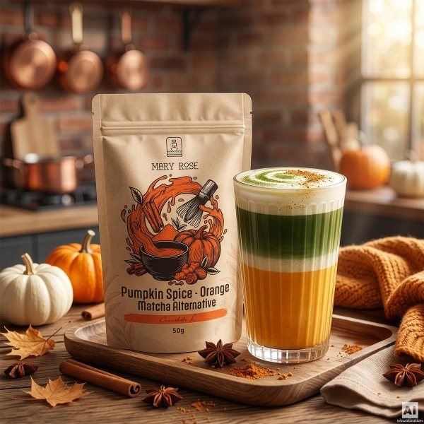Mary Rose – Orange Matcha Alternative – Pumpkin Spice (w proszku) 50 g