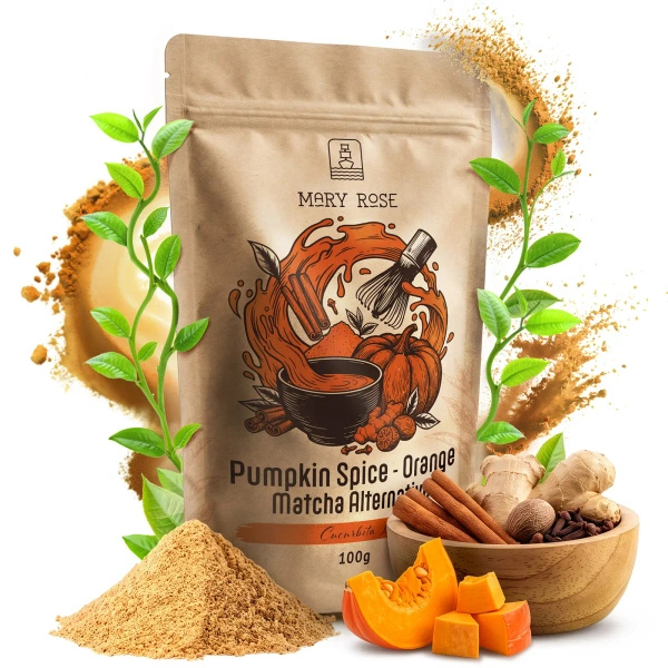 Mary Rose – Orange Matcha Alternative – Pumpkin Spice (w proszku) 100 g