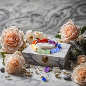 Armband „Die sieben Chakren“ – Steine