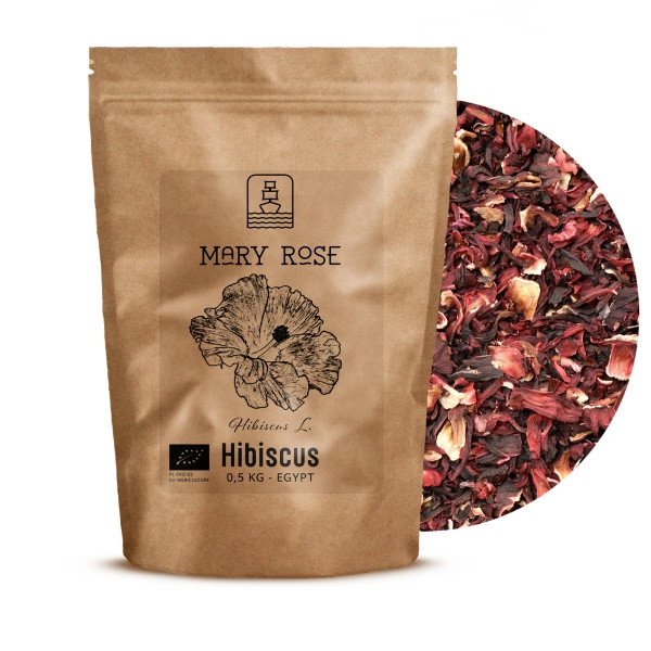 Mary Rose – Bio-Hibiskus – Sudanesische Malve (Blütenblätter) 0,5 kg