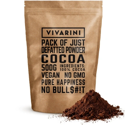 Vivarini – Alkalisierter dunkler Kakao (Pulver) 0,5 kg