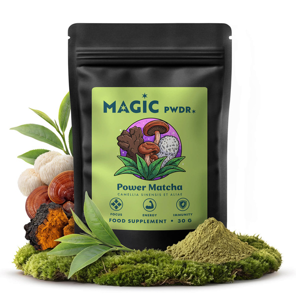 Magic Pwdr – Power Matcha – Energie- und Konzentrationsmischung 30 g