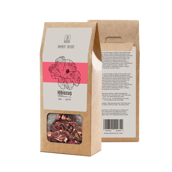 Mary Rose - Hibiskus (Blütenblätter) 50 g