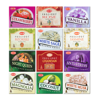 HEM Cone Incense – mix of 12 fragrances