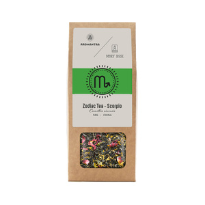 Aromantra x Mary Rose – Sternzeichen-Tee – Skorpion (schwarz) 50 g
