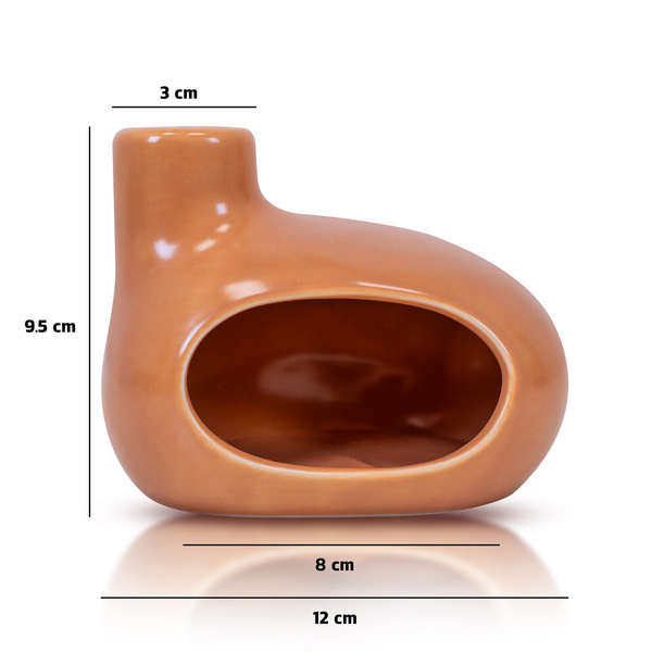 Świecznik "Oaza Spokoju" – beżowy