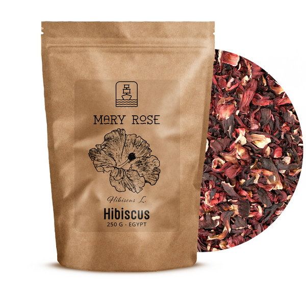 Mary Rose – Hibiskus – Sudanesische Malve (Blütenblätter) 250 g