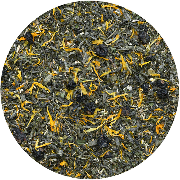Set for Pisces: zodiac tea + magic gemstone