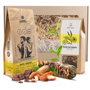Geschenkset mit Kaffee von Bro Coffee Roastery + Tee + Weißen Salbei-Räucherstäbchen