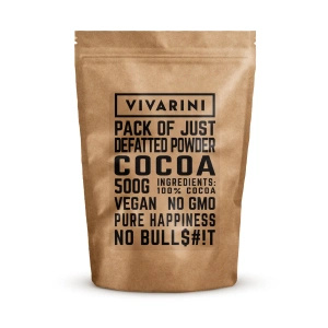 Vivarini – Alkalisierter dunkler Kakao (Pulver) 0,5 kg