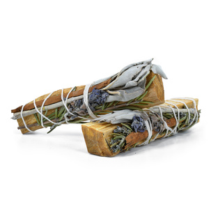 Weißer Salbei mit Palo Santo, Rosmarin, Zimt und Lavendel – Räucherstäbchen 20–30 g (Rolle)