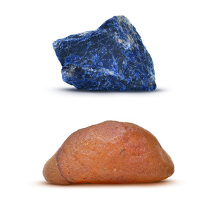 Geschenkset mit Natursteinen und Kristallen – Esoterik, Yoga, Meditation, 7-teilig. 
