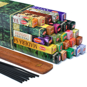 HEM-Räucherstäbchen-Mix + Holzständer