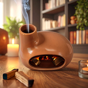 Świecznik "Oaza Spokoju" – beżowy