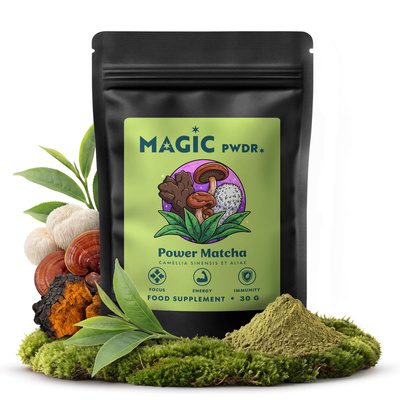 Magic Pwdr – Power Matcha – Energie- und Konzentrationsmischung 30 g