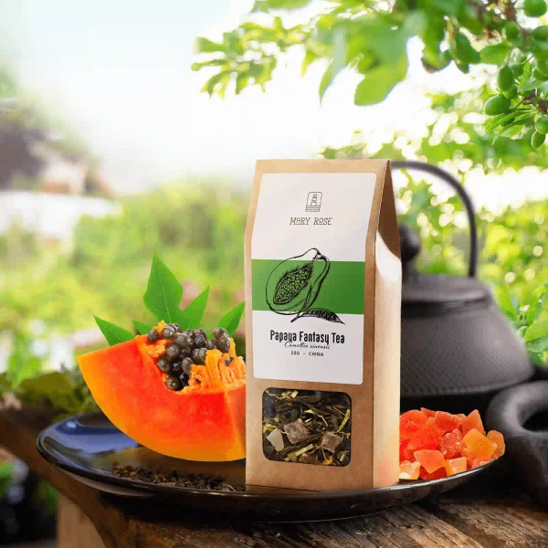 Mary Rose – Grüner Tee „Papaya Fantasy“ – 50 g